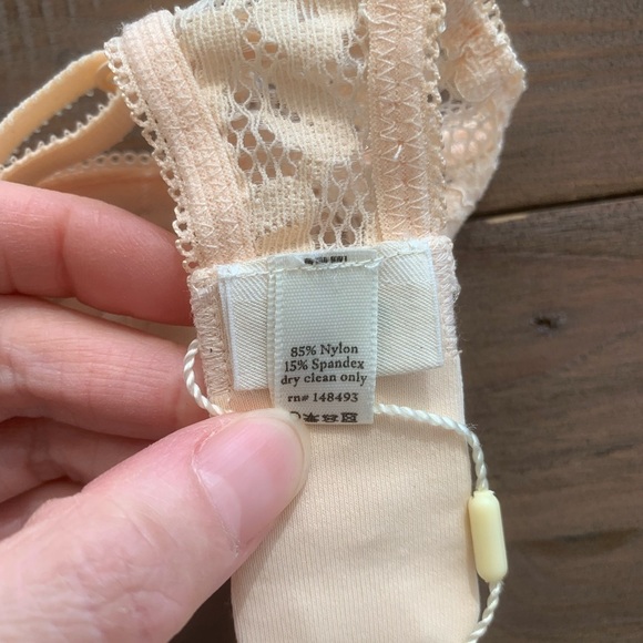 Doen Delicates Alicia Bralette Cameo Pink Lace NWT - Picture 7 of 8